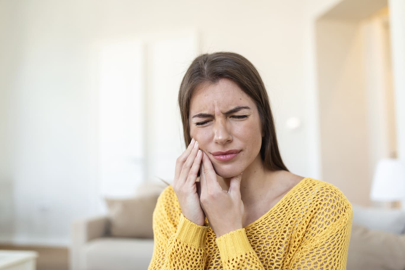 Dientes sensibles al fío salud dental en invierno